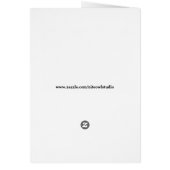 Whimsical Wedding Danke | Florale, IMITATE Foil (Hinten)