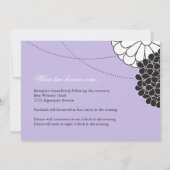 Whimsical Wedding Einladung (Rückseite)