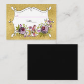 Whimsical Wedding Platzkarte | IMITATE Gold Foil (Vorne/Hinten)