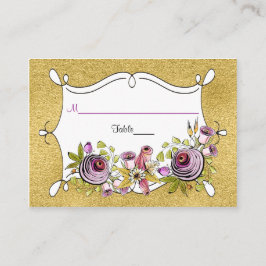 Whimsical Wedding Platzkarte | IMITATE Gold Foil