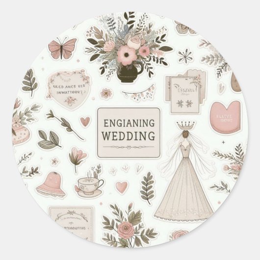 Whimsical Wedding Sticker Collection: Celebrate wi (Vorderseite)