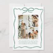 Whimsical Weihnachten 4 Foto handGezeichnet Bow Ri (Rückseite)