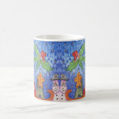 Whimsical Weihnachten Cheer Aquarellmalerei Kaffeetasse (Mittel)