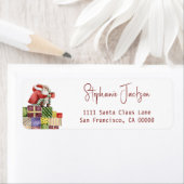 Whimsical Weihnachten Rücksendeadresse (Insitu)