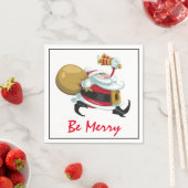 Whimsical Weihnachten Serviette (Beispiel)