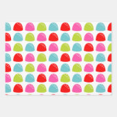 Whimsical Weihnachts Candy Patterns Geschenkpapier Set (Vorderseite 2)