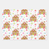 Whimsical Weihnachts Candy Patterns Geschenkpapier Set (Vorderseite)