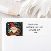 Whimsical Weihnachtsadressen-Labels (Insitu)