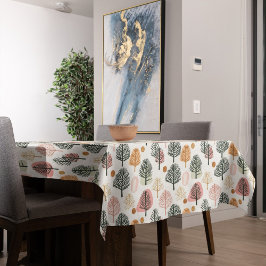 Whimsical Weihnachtsbäume ultramodern pink Tischdecke