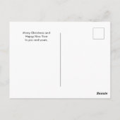 Whimsical Weihnachtsbaumen Urlaub PostCard Postkarte (Rückseite)