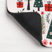 Whimsical Weihnachtsbaumwald Mousepad (Ecke)
