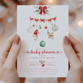 Whimsical Weihnachtsdusche Einladung