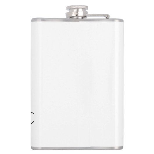 Whimsical Weihnachtsgnomes Flachmann (Rückseite)