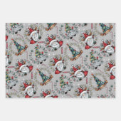 Whimsical Weihnachtsgnomes Geschenkpapier Set (Vorderseite)