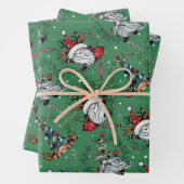 Whimsical Weihnachtsgnomes Geschenkpapier Set (Beispiel)