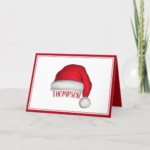 Whimsical Weihnachtskarte Nordpol Trendy Feiertagskarte