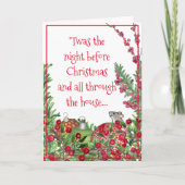 Whimsical Weihnachtsmann Haustiere Weihnachten Nie (Vorderseite)