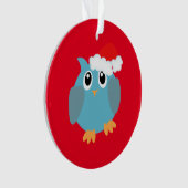 Whimsical Weihnachtsschale Acrylschmuck Ornament (Vorderseite)