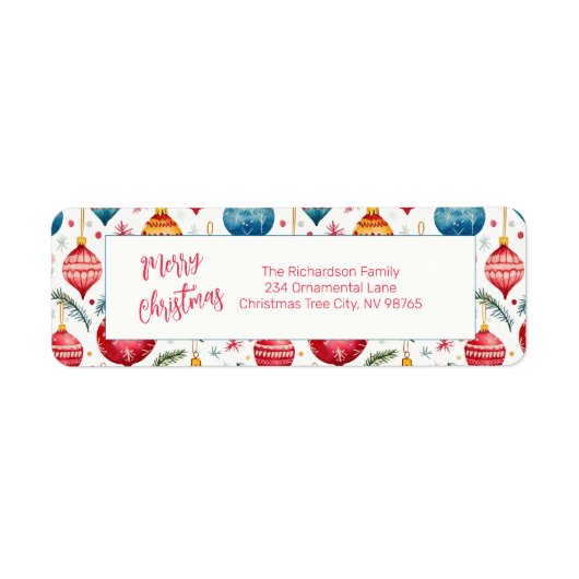 Whimsical Weihnachtsschmuck Vintag (Vorne)