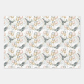 Whimsical Whale Ocean Party Geschenke Geschenkpapier Set (Vorderseite 3)