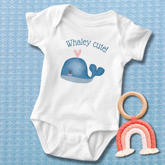 Whimsical Whaley Niedlich Baby Strampler