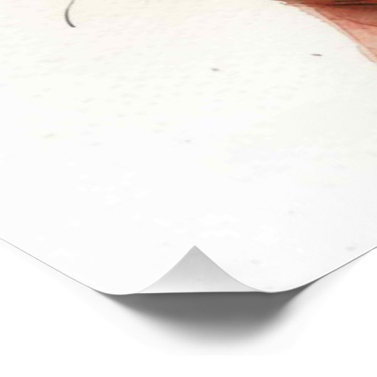 Whimsical Whiskers: Ein bisschen Whimsy Bunny Poster (Ecke)