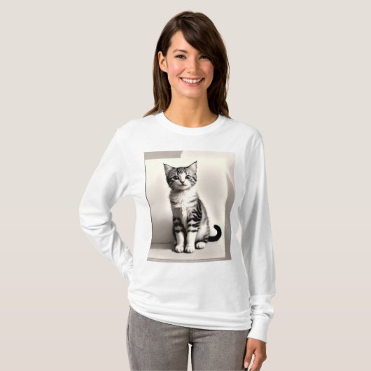 Whimsical Whiskers T-Shirt (Vorne ganz)