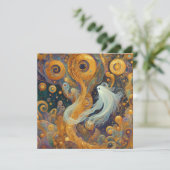 "Whimsical Whisp" Einladung (Stehend Vorderseite)