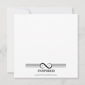 "Whimsical Whisp" Einladung (Rückseite)