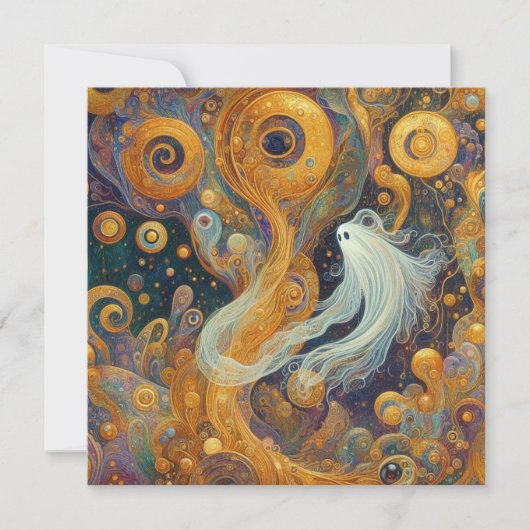 "Whimsical Whisp" Einladung (Vorderseite)