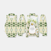 Whimsical White Daisy Baby Dusche Geschenkschachtel (Ungefaltet)