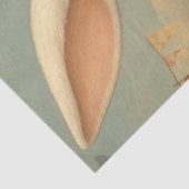 Whimsical White Rabbit Hearts Enchanted Wonderland Seidenpapier (Ausschnitt)