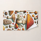 Whimsical Wild Mushrooms Badhandtuch Set (Handtuch)
