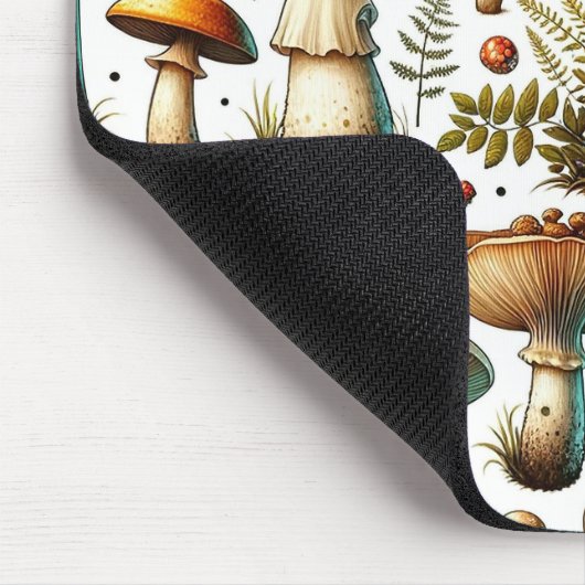 Whimsical Wild Mushrooms Mousepad (Ecke)