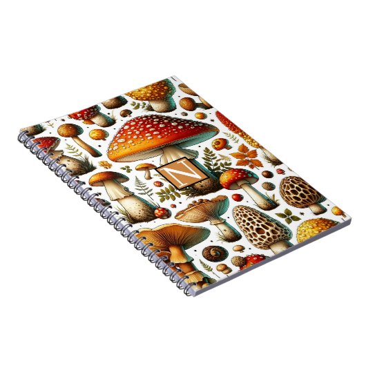 Whimsical Wild Mushrooms Notizblock (Rechte Seite)