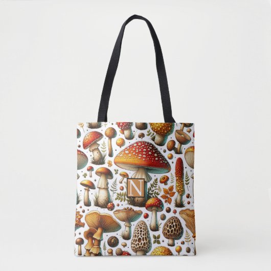 Whimsical Wild Mushrooms Tasche (Vorderseite)