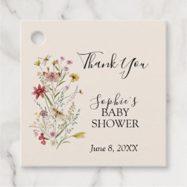 Whimsical Wildblume Baby im Blut Geschenkanhänger