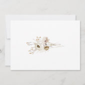 Whimsical Wildblume Bridal Dusche Einladung (Rückseite)