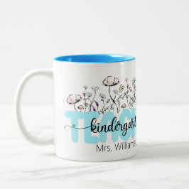 Whimsical Wildblume Ein charmantes Geschenk für Le Zweifarbige Tasse