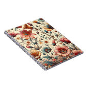 Whimsical Wildblume Garden Notebook Notizblock (Rechte Seite)