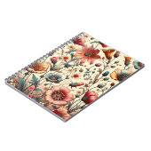 Whimsical Wildblume Garden Notebook Notizblock (Linke Seite)
