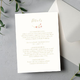 Whimsical Wildblume & Ivory Wedding Details