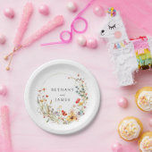 Whimsical Wildblume Wedding Paper Teller (Party)