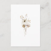 Whimsical Wildblume Wedding Wishing Well Card Begleitkarte (Rückseite)