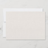 Whimsical Wildblumen Hochzeit Save The Date (Rückseite)