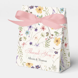 Whimsical Wildblumen-Wiesen-Hochzeit  Geschenkschachtel