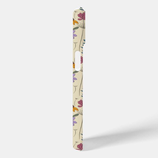 Whimsical Wildflower Seamless Pattern Case-Mate iPhone Hülle (Rückseite / Rechts)