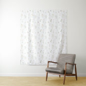 Whimsical Wildflower Tapestry Backdrop Wandteppich (Beispiel)