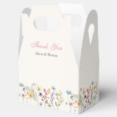Whimsical Wildflowers Meadow Wedding Favor Boxes Geschenkschachtel (Geöffnet)