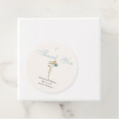 Whimsical Wildflowers Meadow Wedding  Geschenkanhänger (Beispiel)